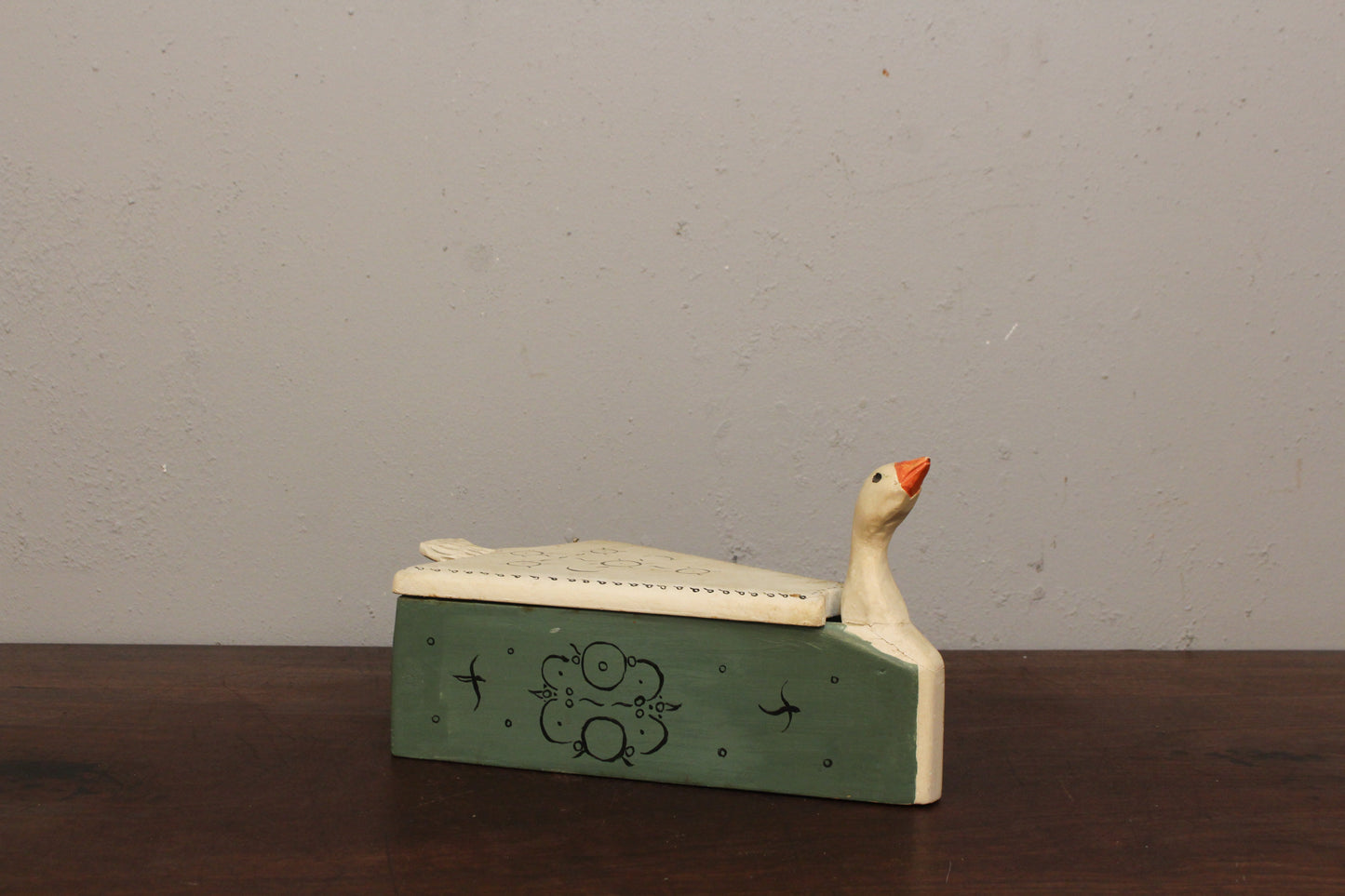 Farmhouse Goose Trinket Box