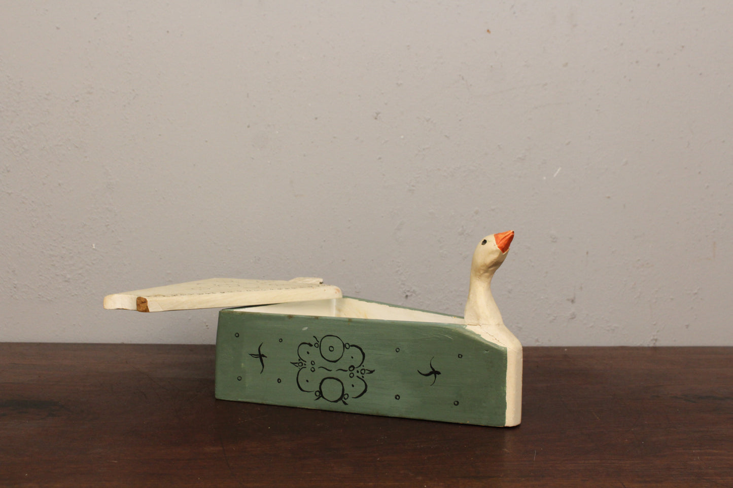 Farmhouse Goose Trinket Box