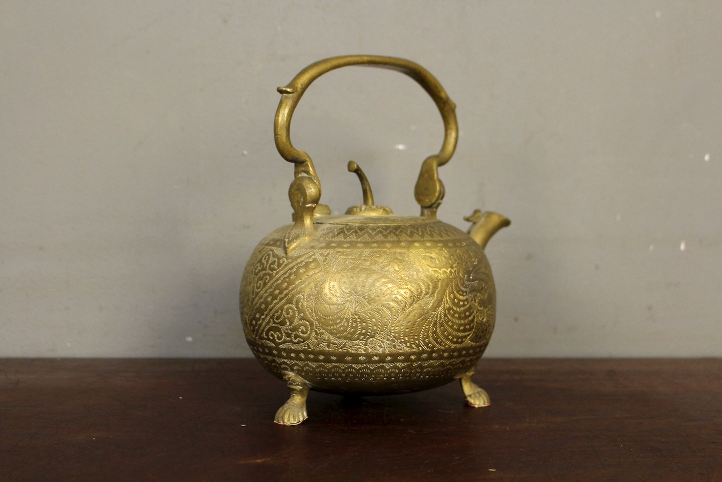 Chinese Brass Teapot