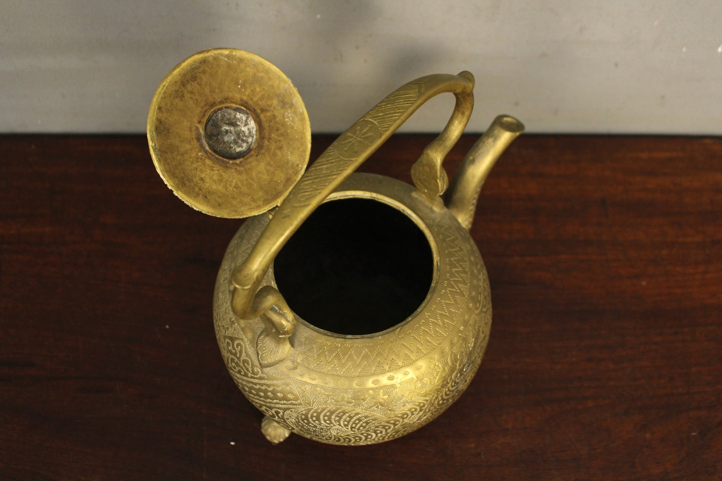 Chinese Brass Teapot