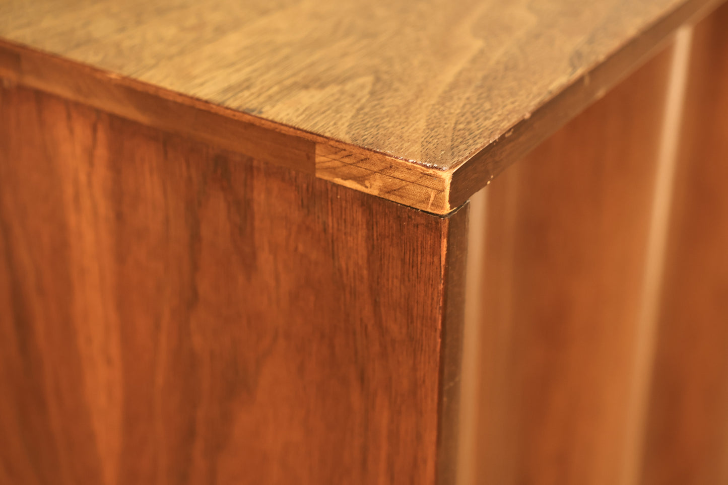 Bassett Sculptural Walnut 2-Door Credenza