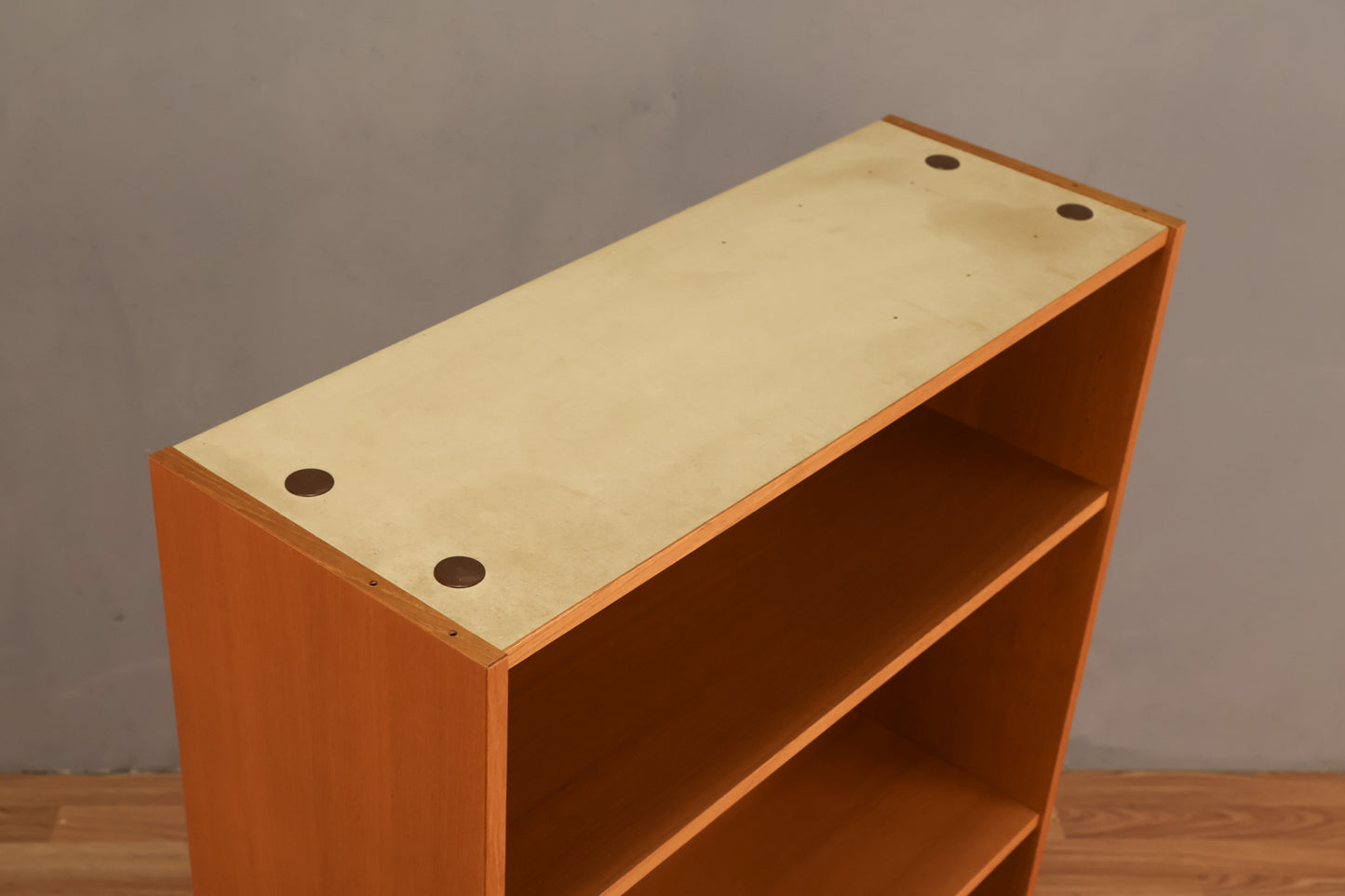 Domino Teak 4-Tier Bookshelf