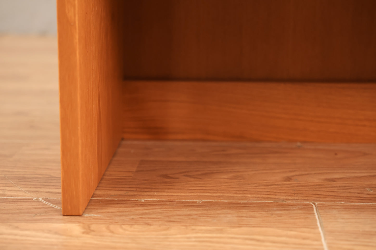 Domino Teak 4-Tier Bookshelf