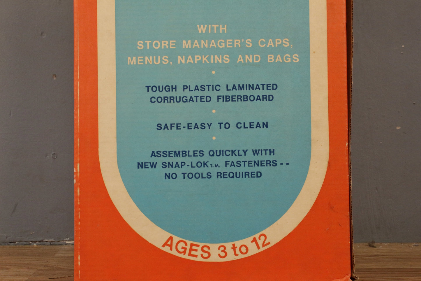 1970s Burger King Play Restaurant Set