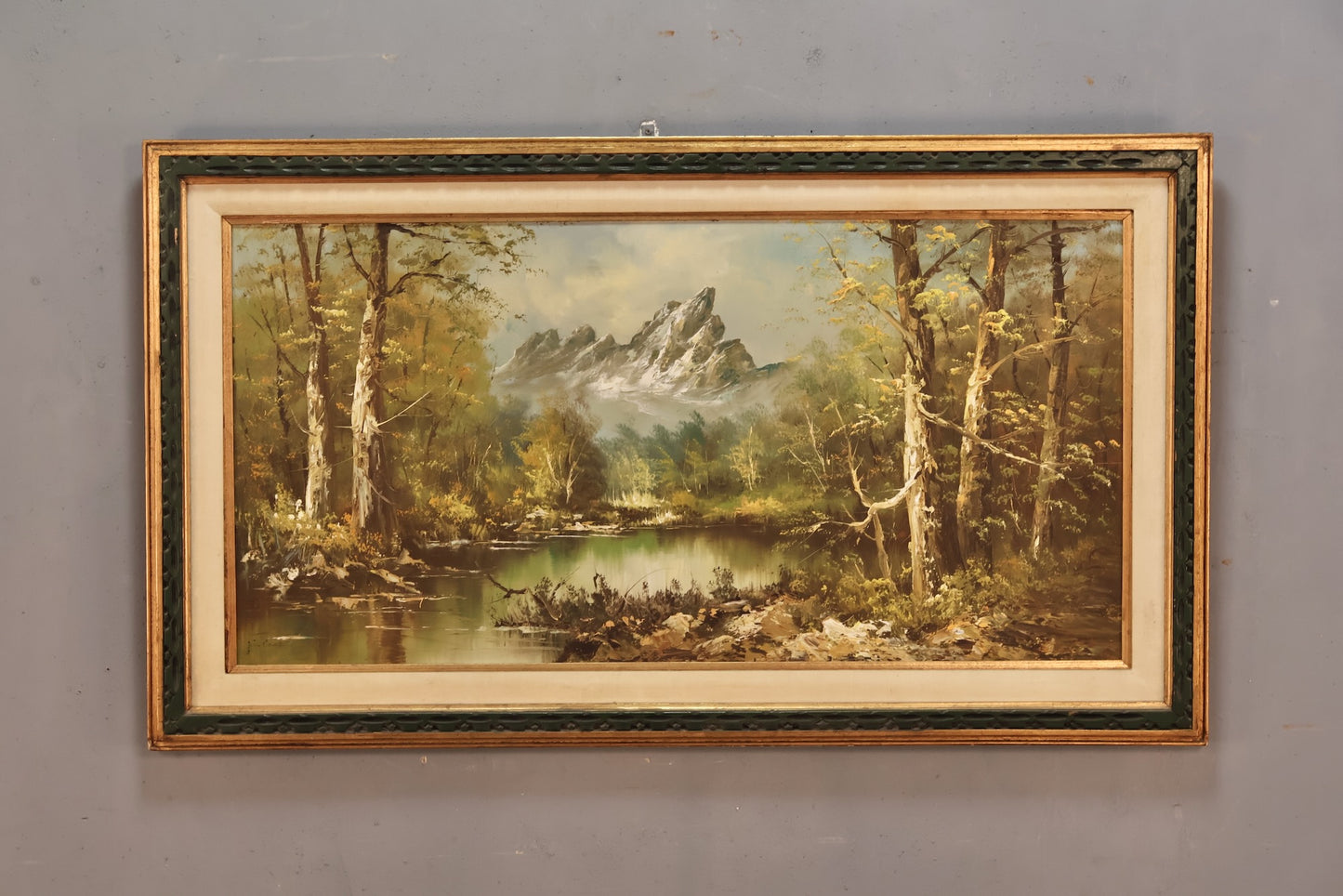 Large "Mountainside Creek" Painting - ONLINE ONLY