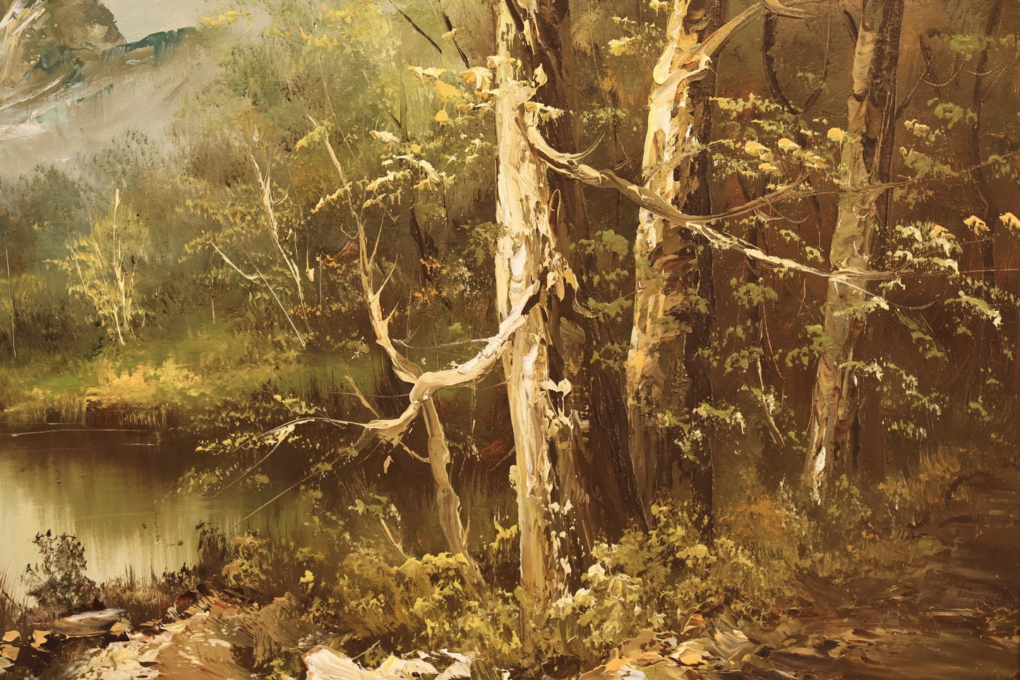 Large "Mountainside Creek" Painting - ONLINE ONLY