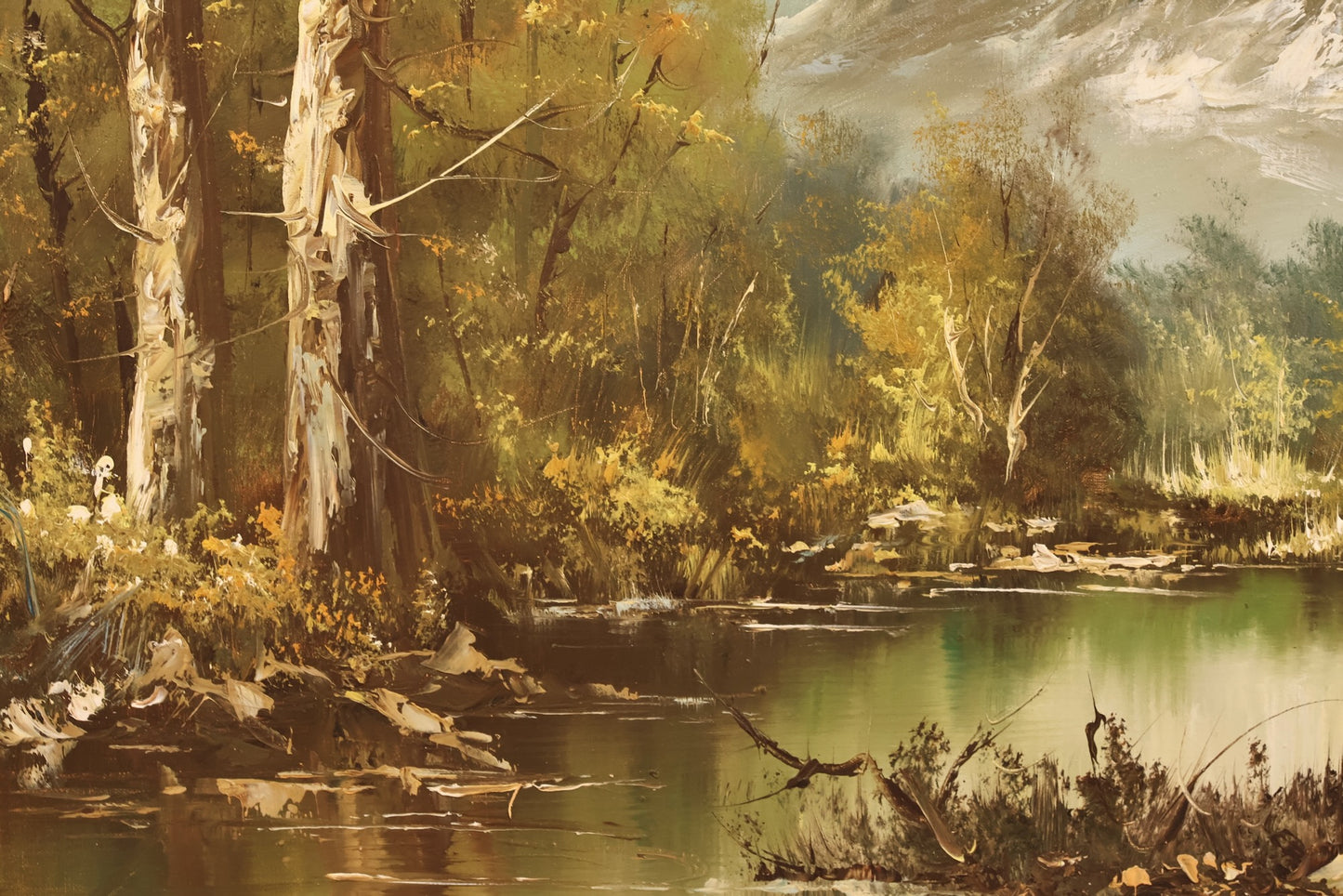 Large "Mountainside Creek" Painting - ONLINE ONLY