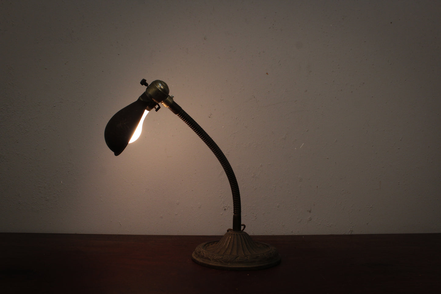 Industrial Deco Gooseneck Lamp