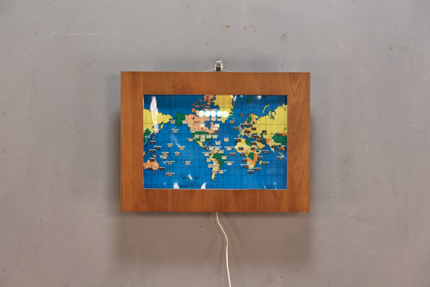 Howard Miller Illuminated World Wall Clock - ONLINE ONLY