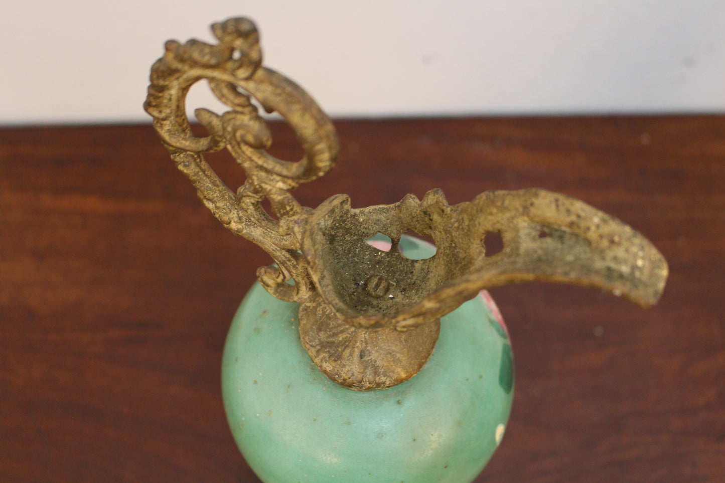 Pair of Victorian Floral Ewers