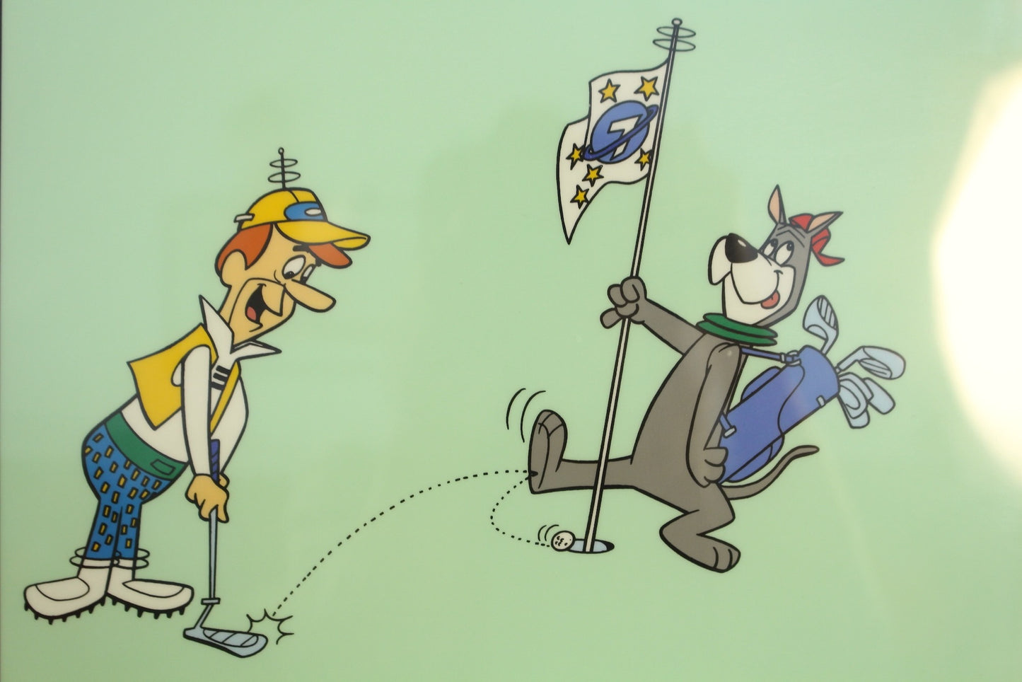 "Putt to the Mutt" 1991 Jetsons Serigraph Cel