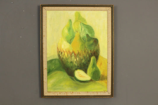 "Pear Basket" Still Life Painting
