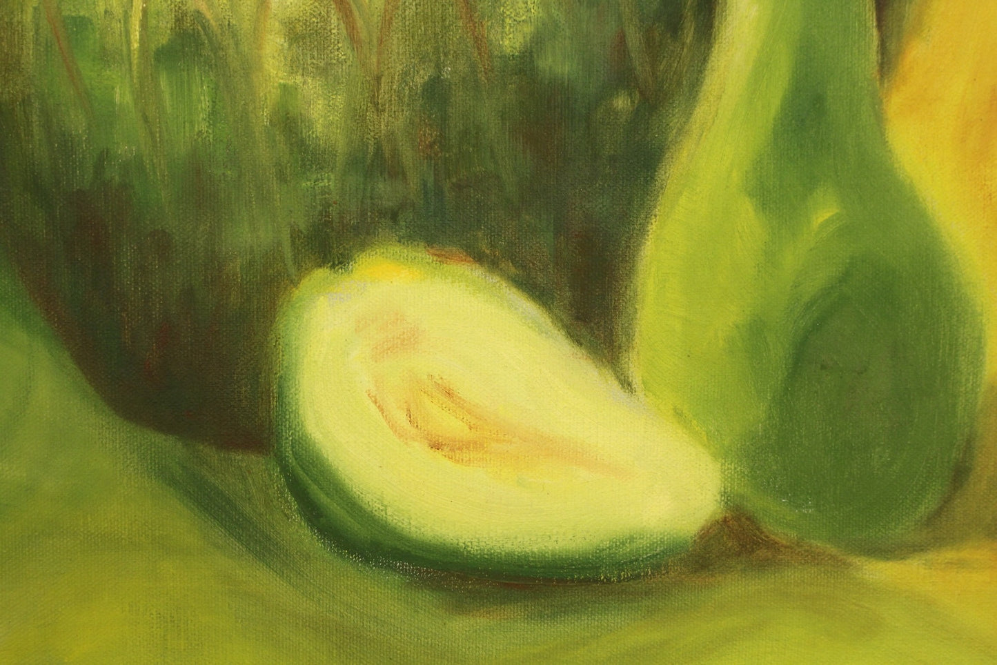 "Pear Basket" Still Life Painting