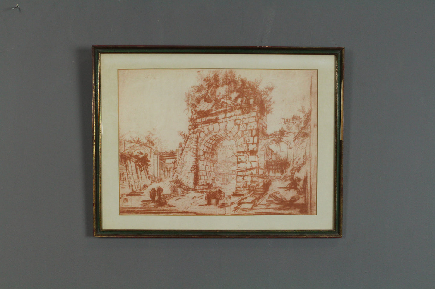 Antique "Rovine Romane" Piranesi Etching