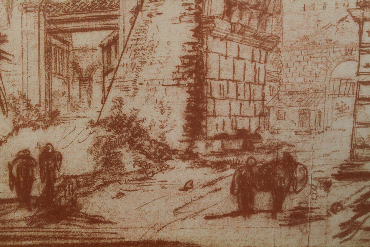 Antique "Rovine Romane" Piranesi Etching