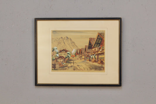 "Garmisch" Maria Caspar-Filser Lithograph