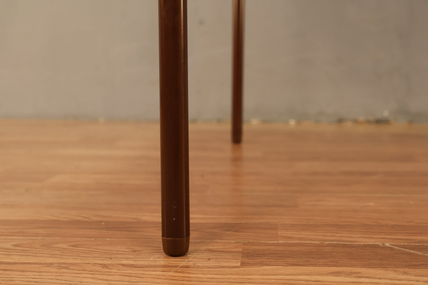 Brown Vinyl & Metal Folding Card Table - ONLINE ONLY