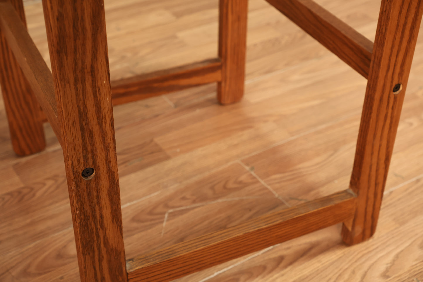 Oak & Cane Bar Stool - ONLINE ONLY