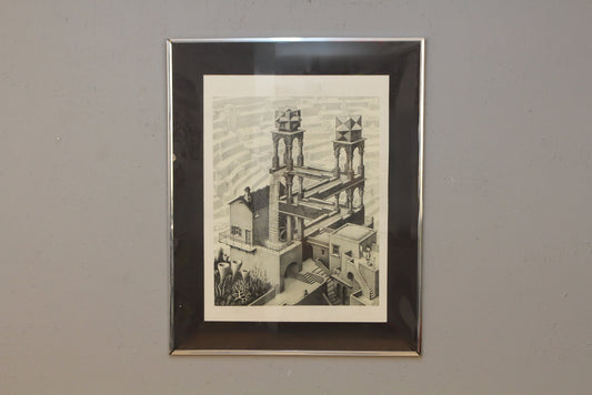 "Waterfall" M.C. Escher Print