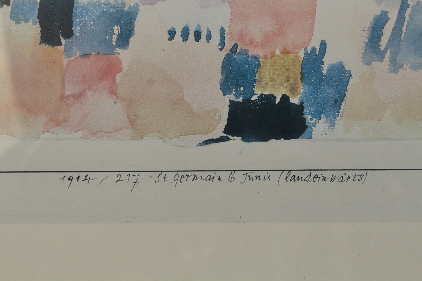 "Saint Germain Near Tunis" Paul Klee Print
