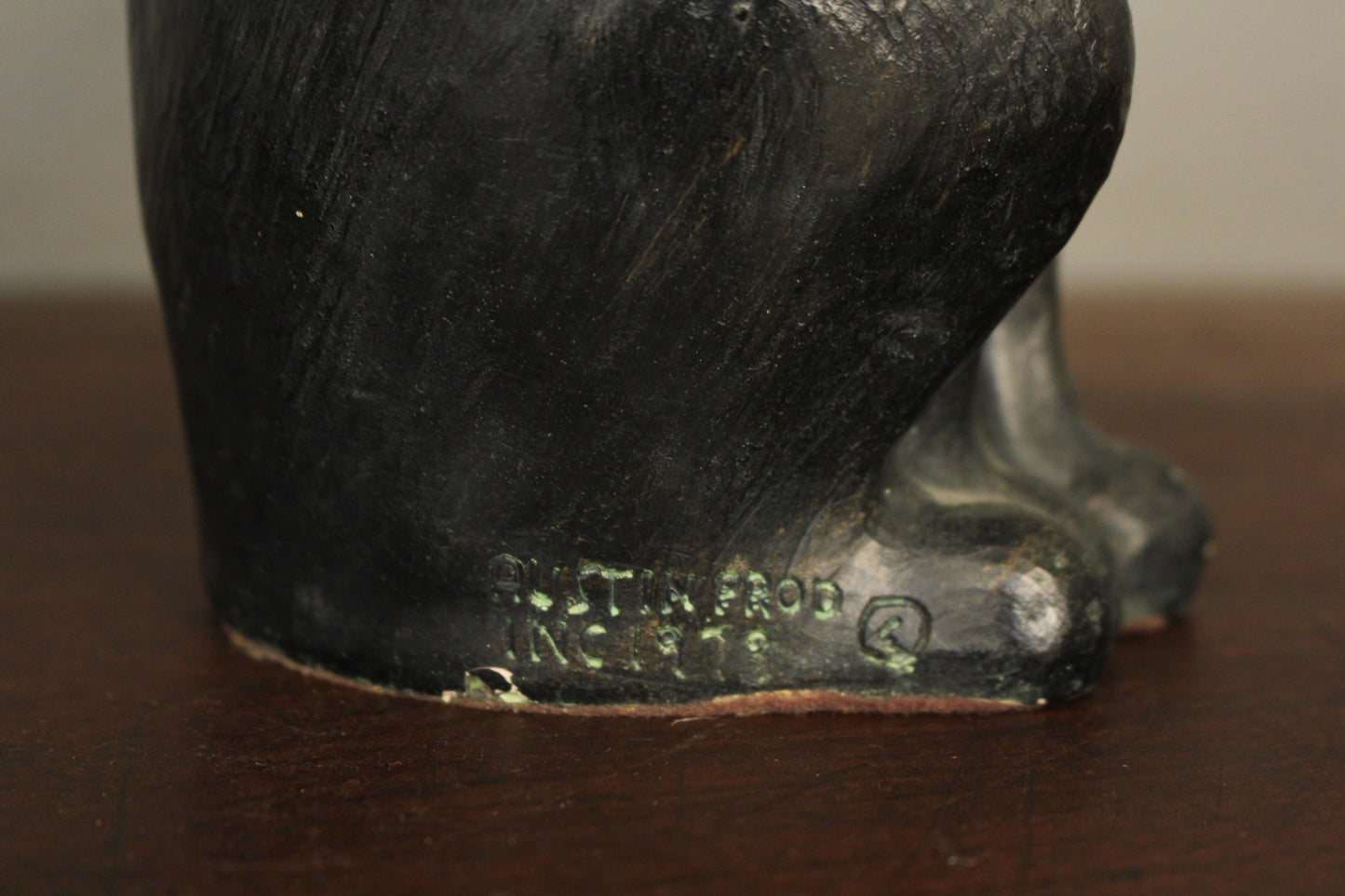 "Feline Study" Chalkware Statue