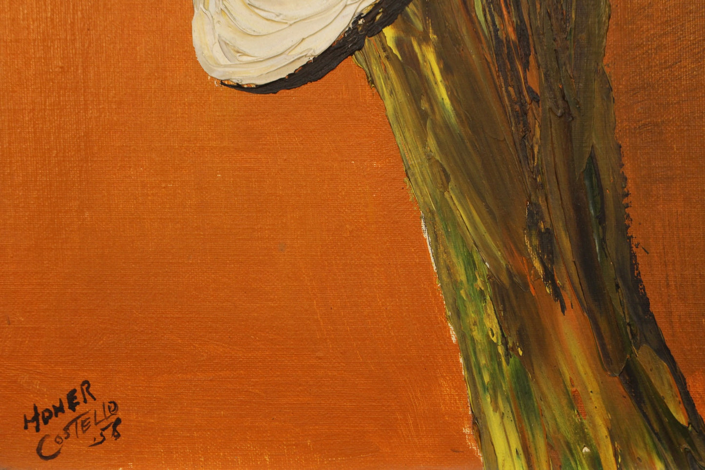 "Why the Long Face?" 1950s Painting