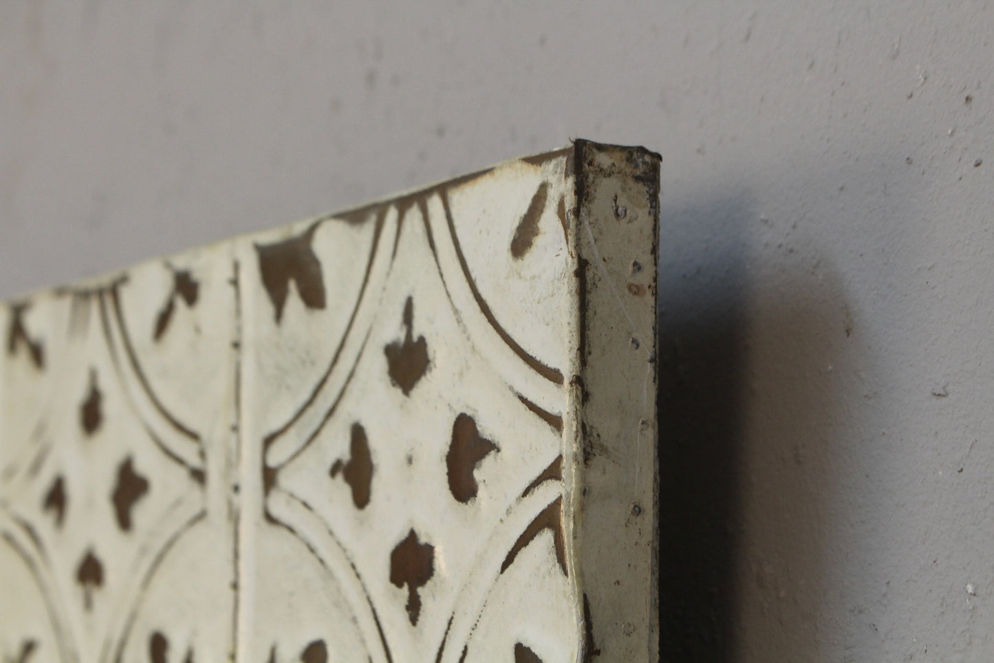 Hammered Tin Tile Mirror