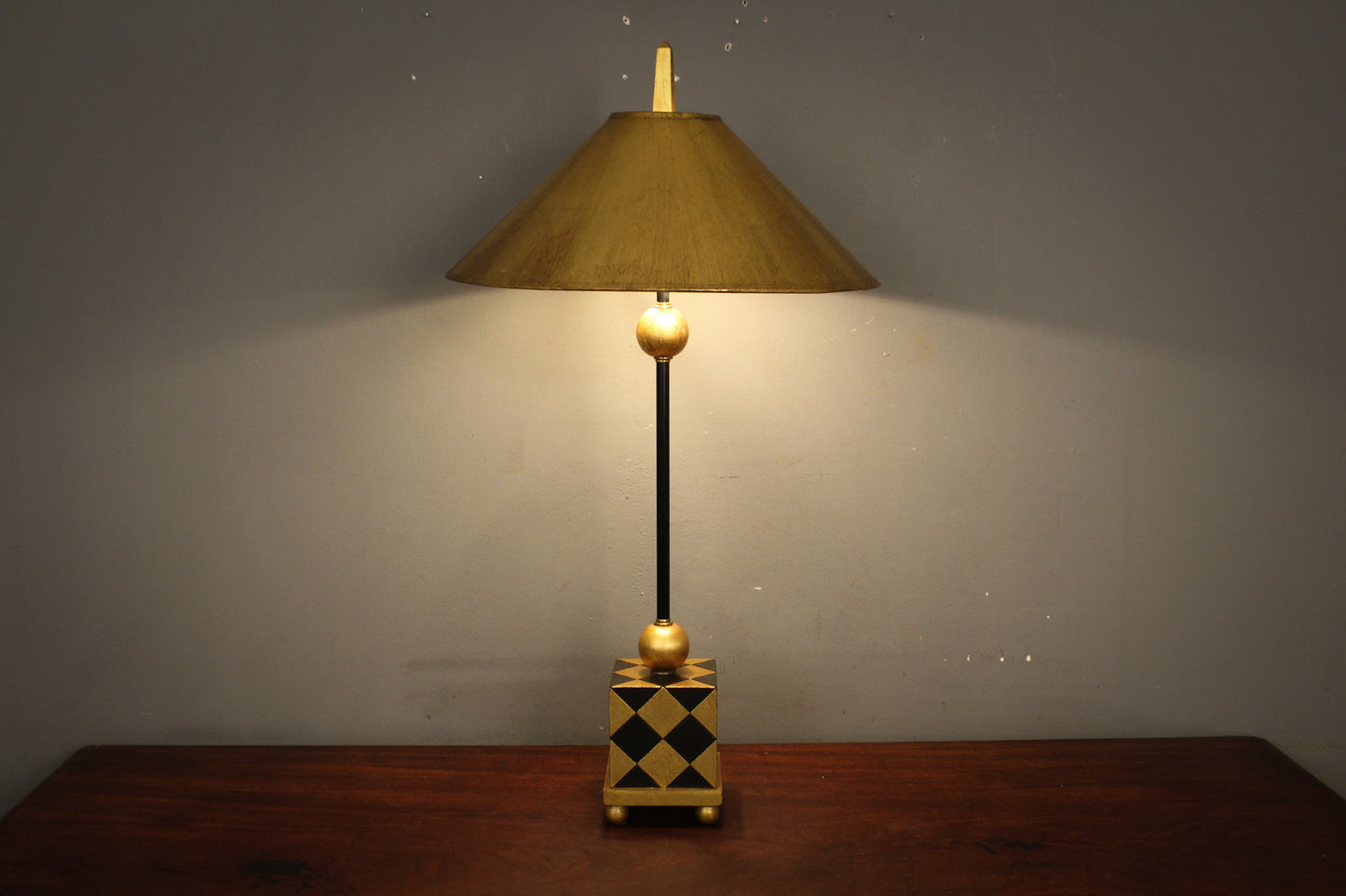 Gold Harlequin Table Lamp