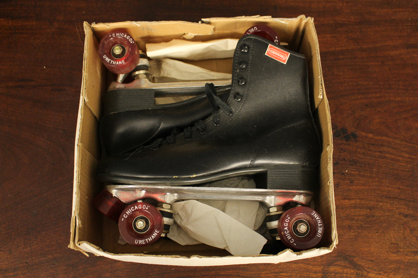 "Chicago" Black Size 11 Roller Skates