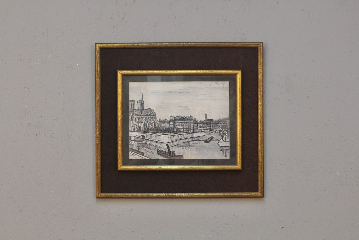 "Paris, La Cité" Bernard Buffet Print