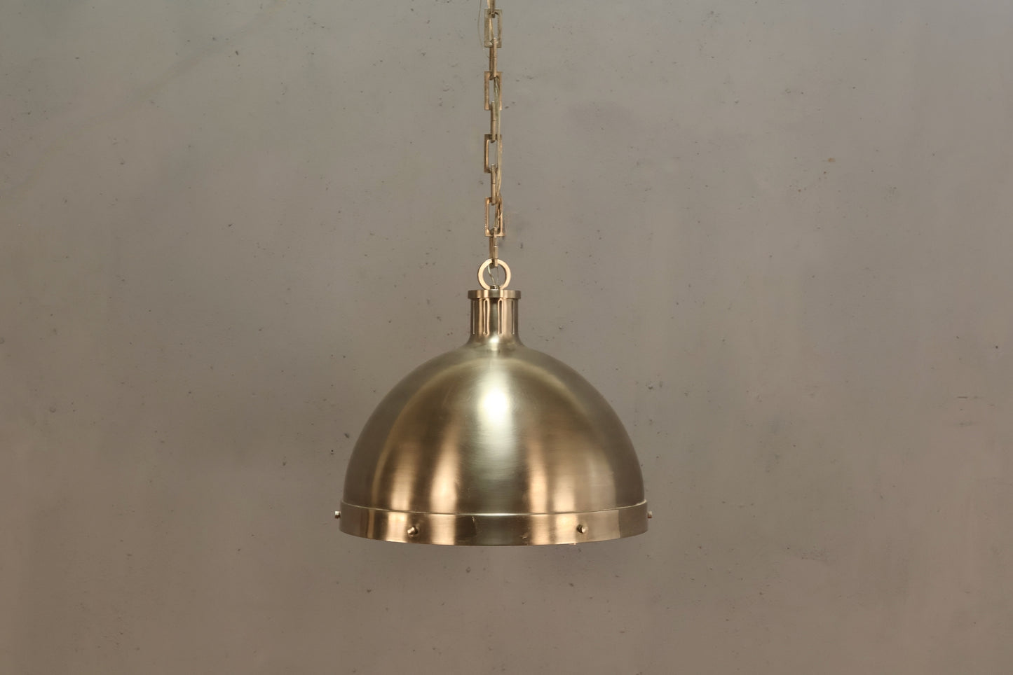 Contemporary Nickel Pendant Chandelier