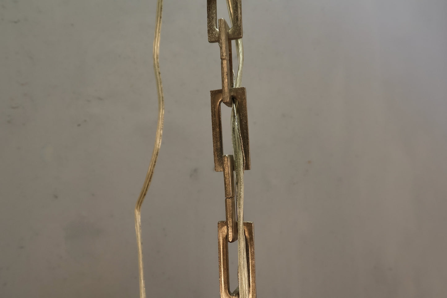 Contemporary Nickel Pendant Chandelier