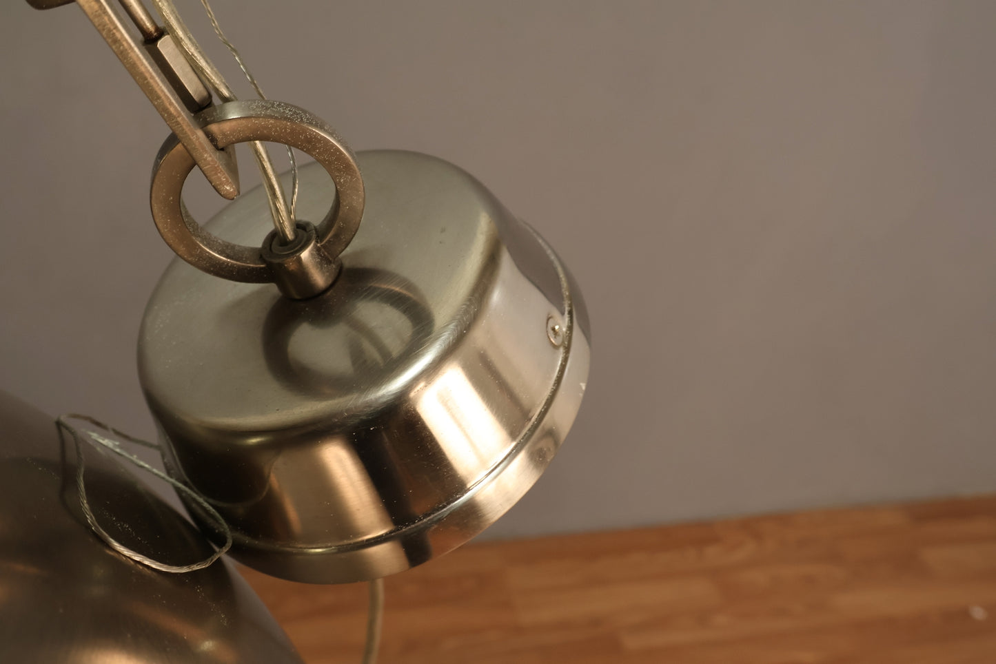 Contemporary Nickel Pendant Chandelier