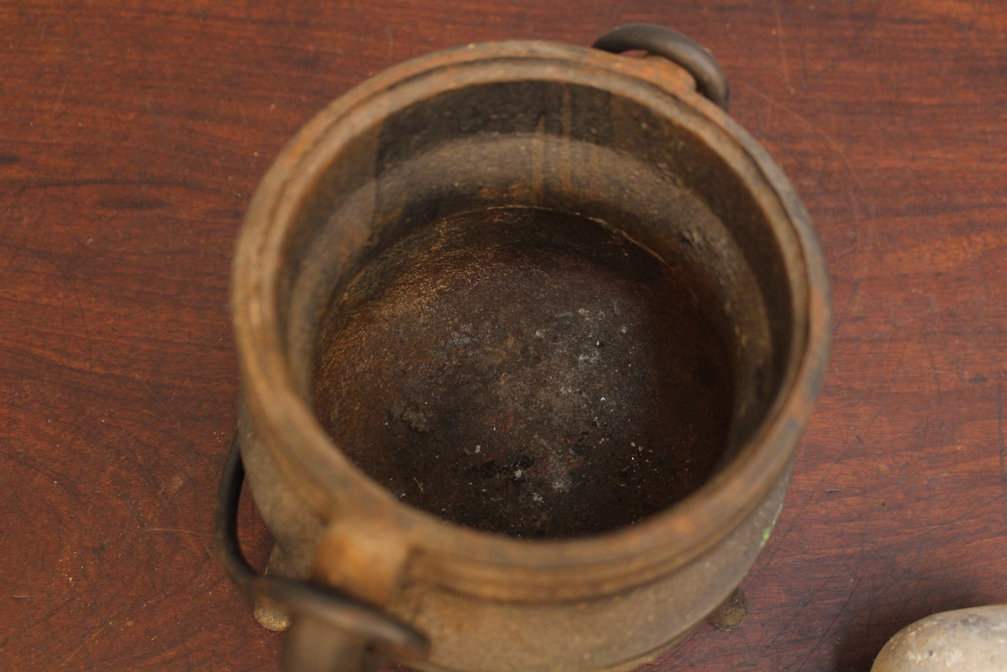 Antique Cast Iron Smudge Pot