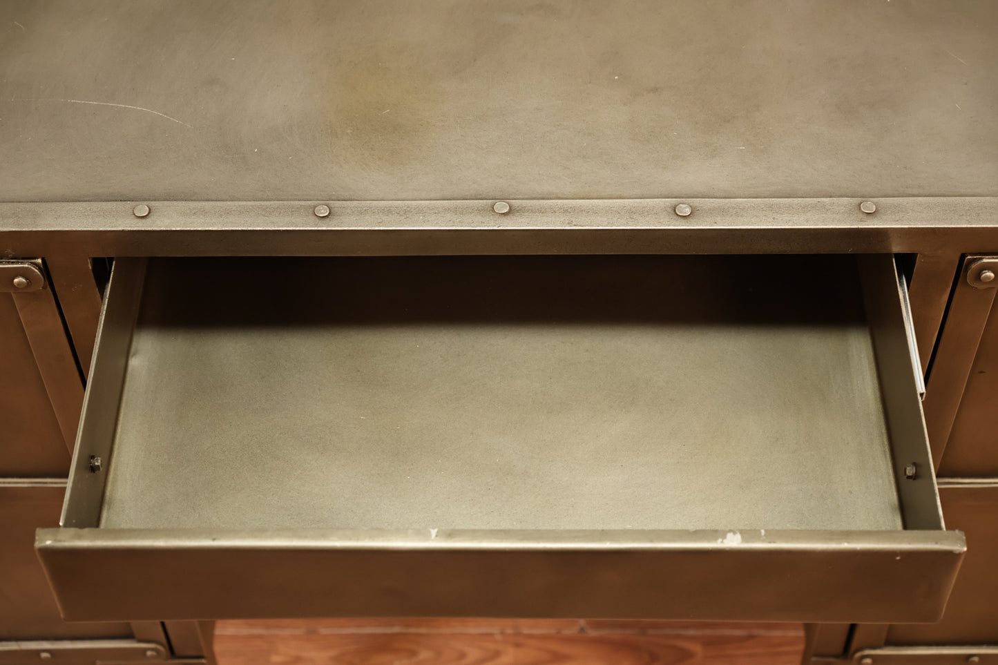 Restoration Hardware "Tool Chest" Metal Desk - ONLINE ONLY