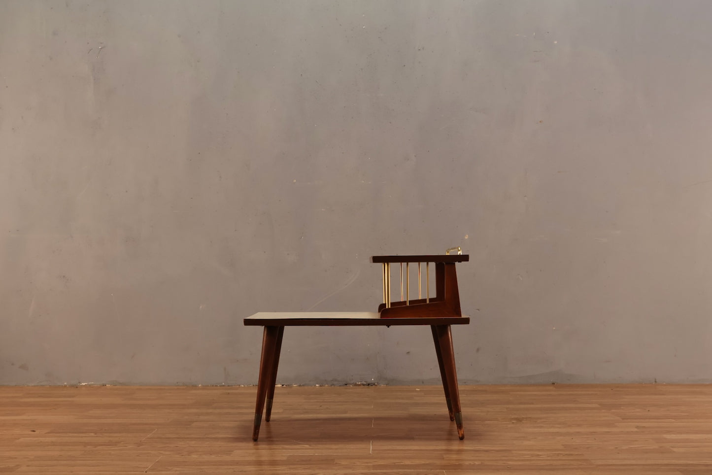 Atomic Laminate & Gold Stepback Table
