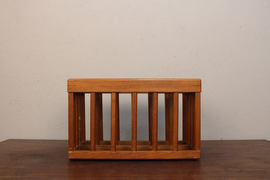 Mid Century Teak Magazine Rack
