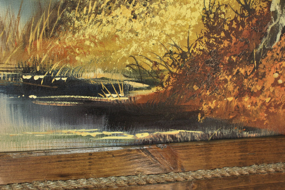 Large "Autumn Landscape" Painting