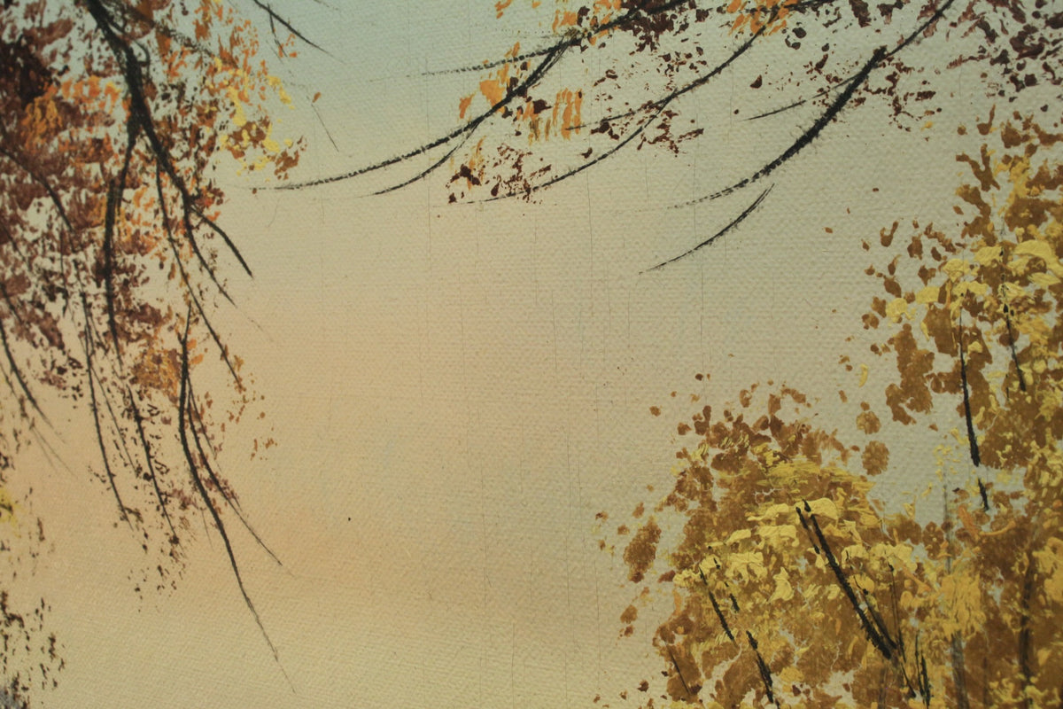 Large "Autumn Landscape" Painting