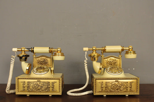 1970s French Victorian-Style Telephone