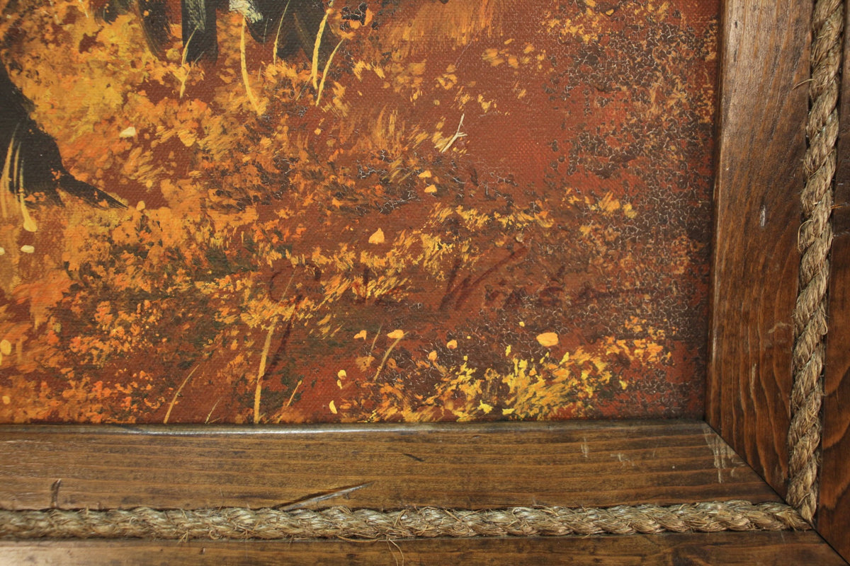 Large "Autumn Landscape" Painting
