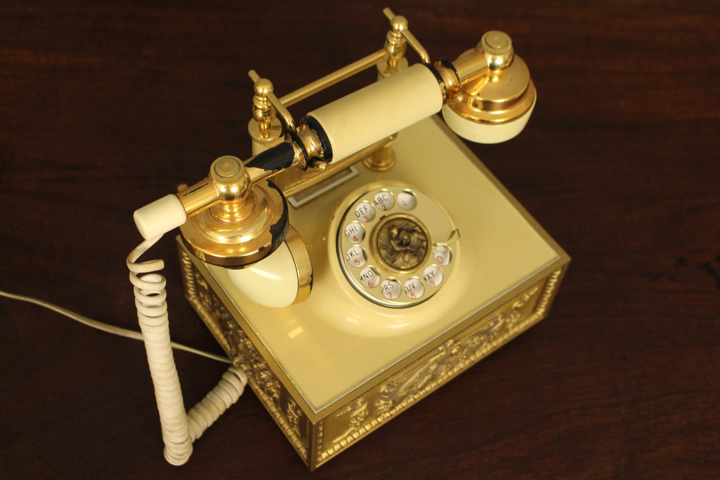 1970s French Victorian-Style Telephone