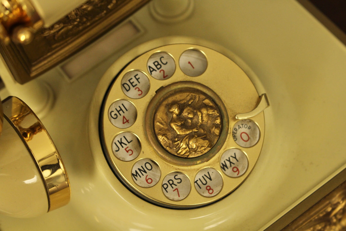 1970s French Victorian-Style Telephone