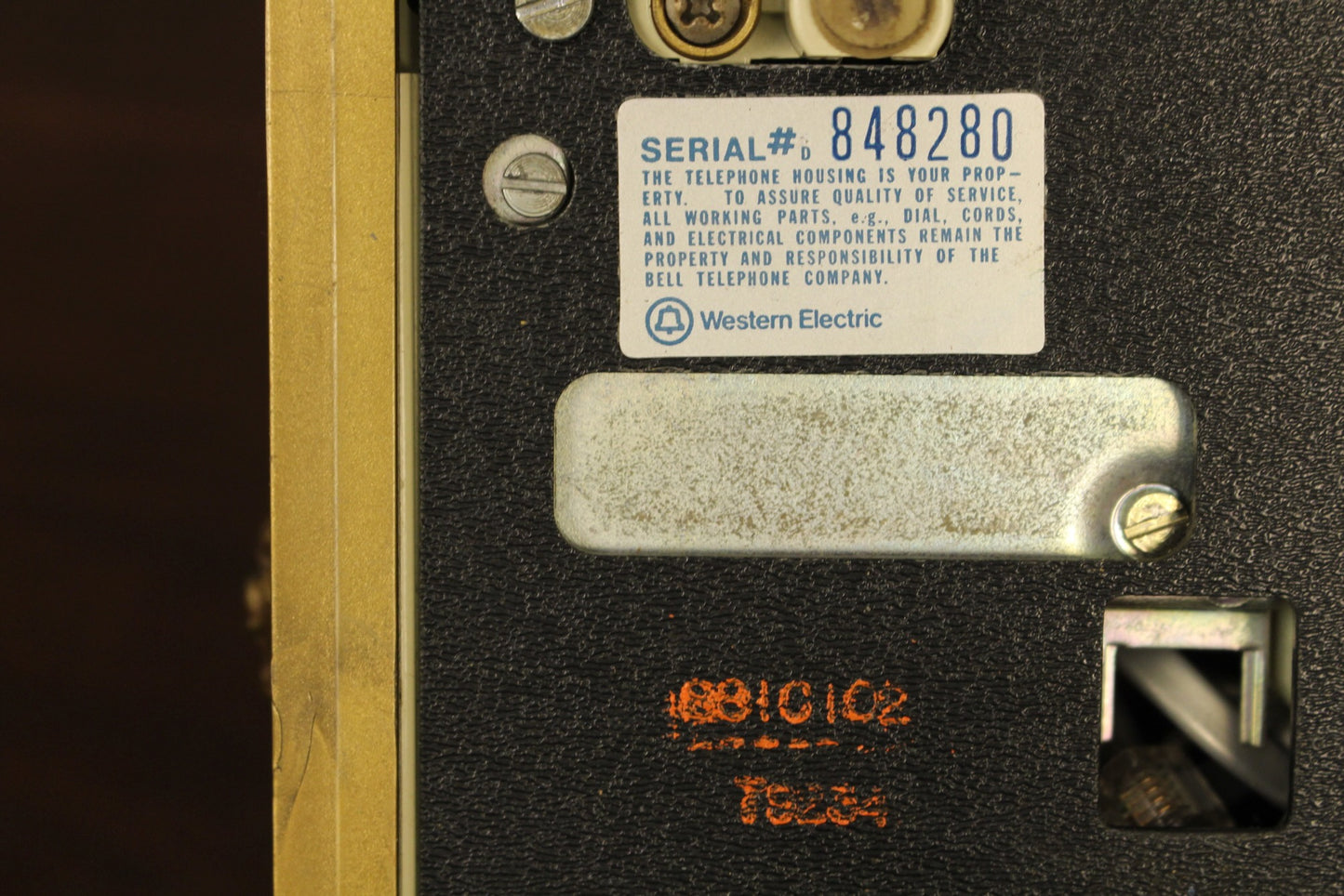 1970s French Victorian-Style Telephone