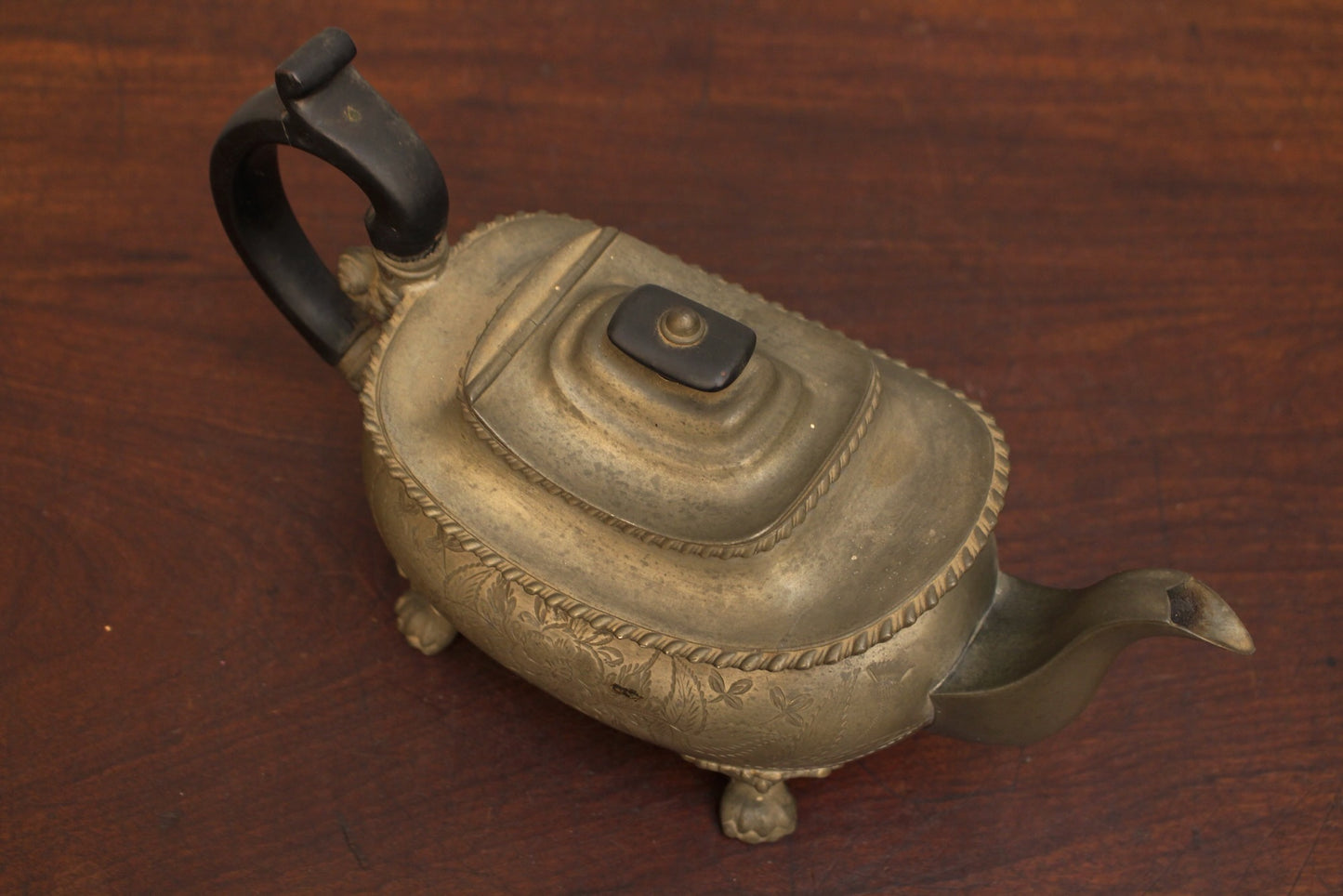 1800s Dixon Pewter Teapot