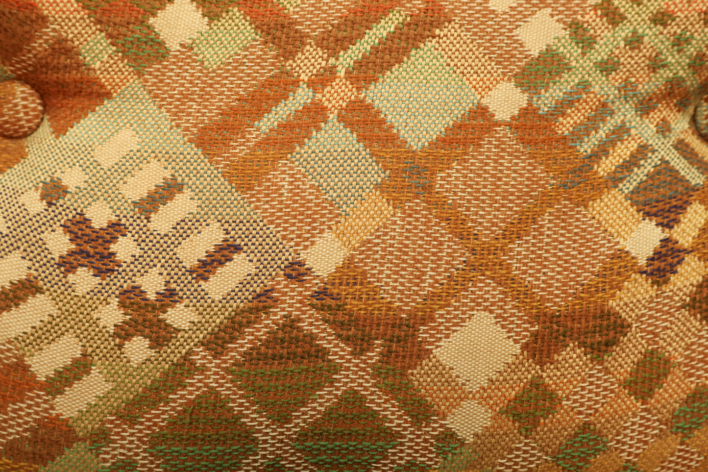 Mid Century Allspice Geometric Armchair