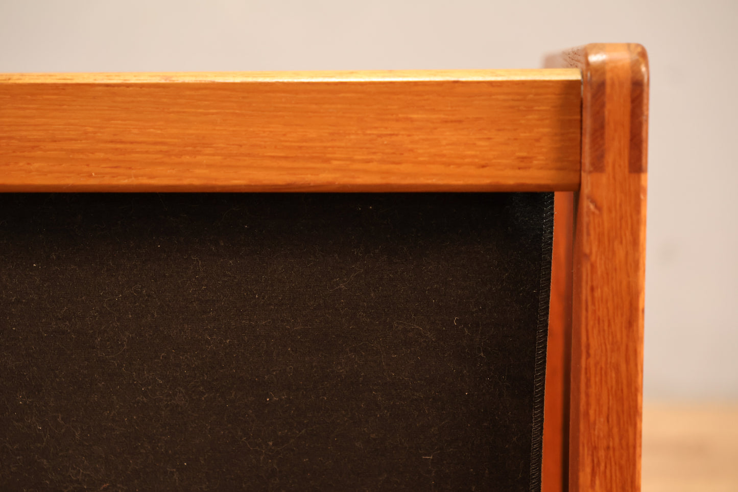 Teak Sling Magazine Rack
