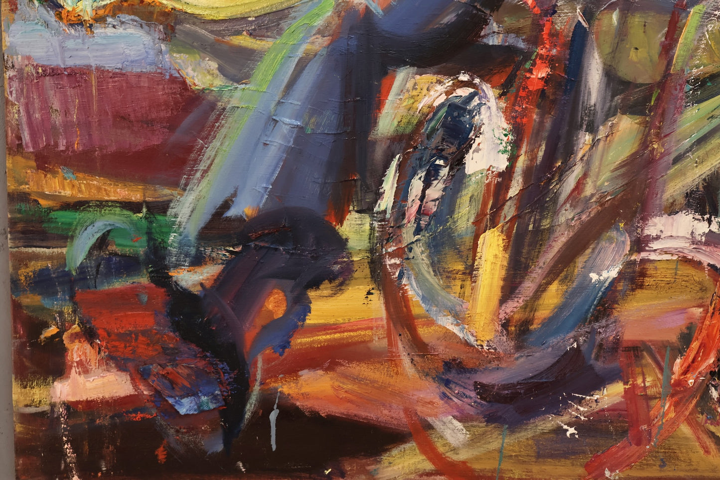 Large "Bike Ride" Painting