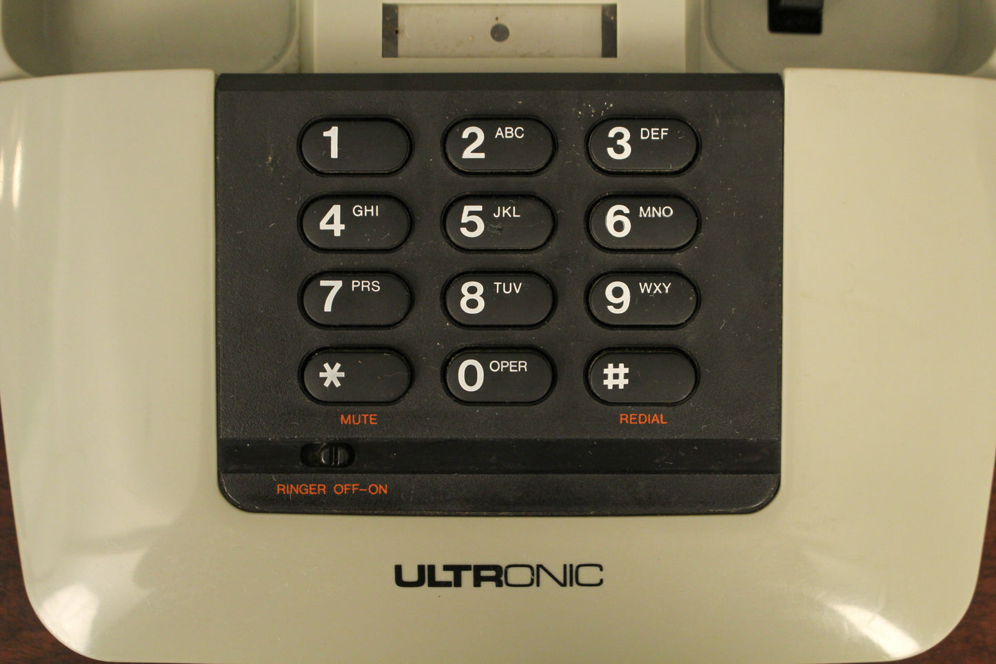 Retro Ultronic Black & White Telephone