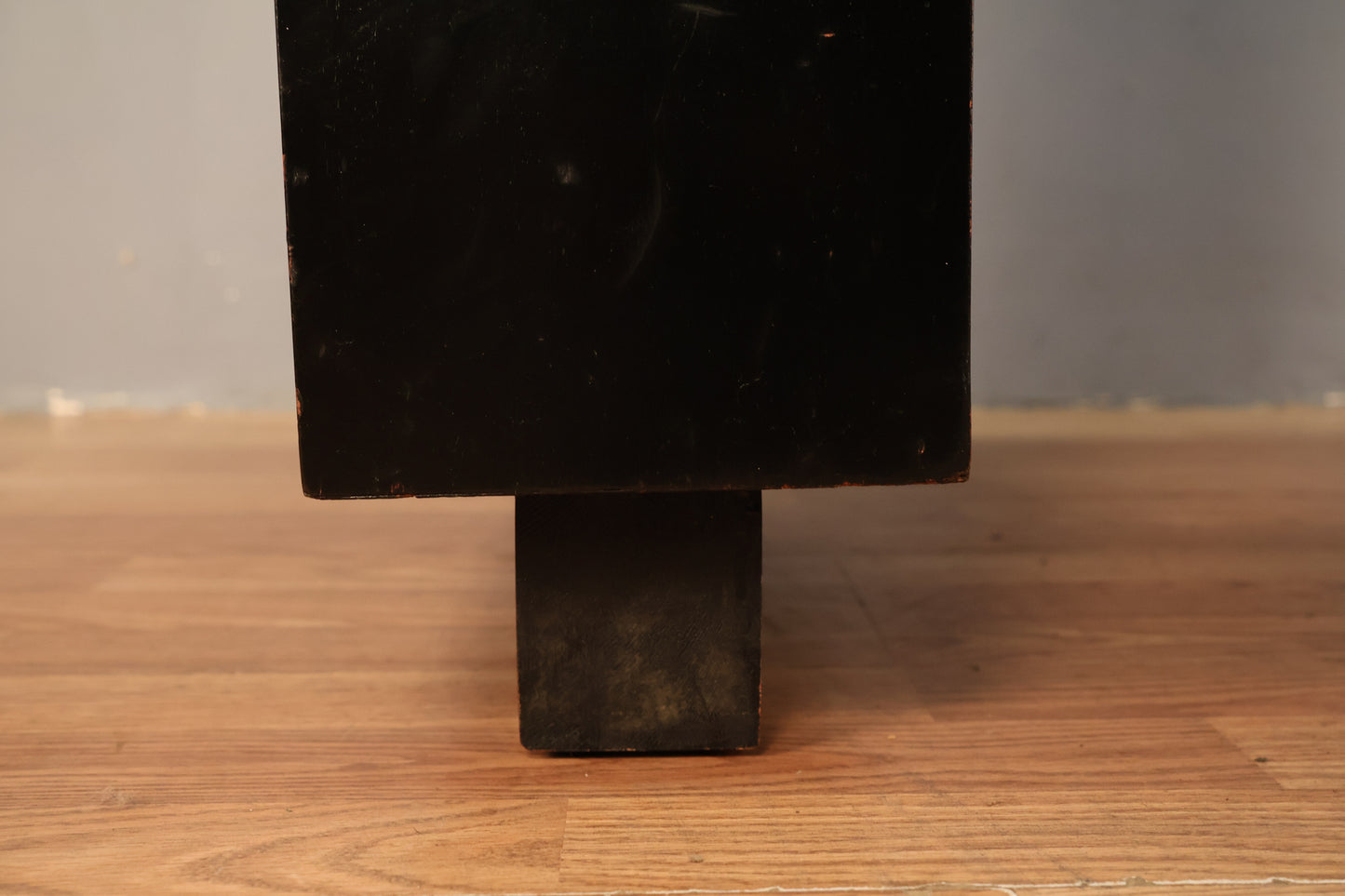 Boxy Black & White 3-Drawer Desk